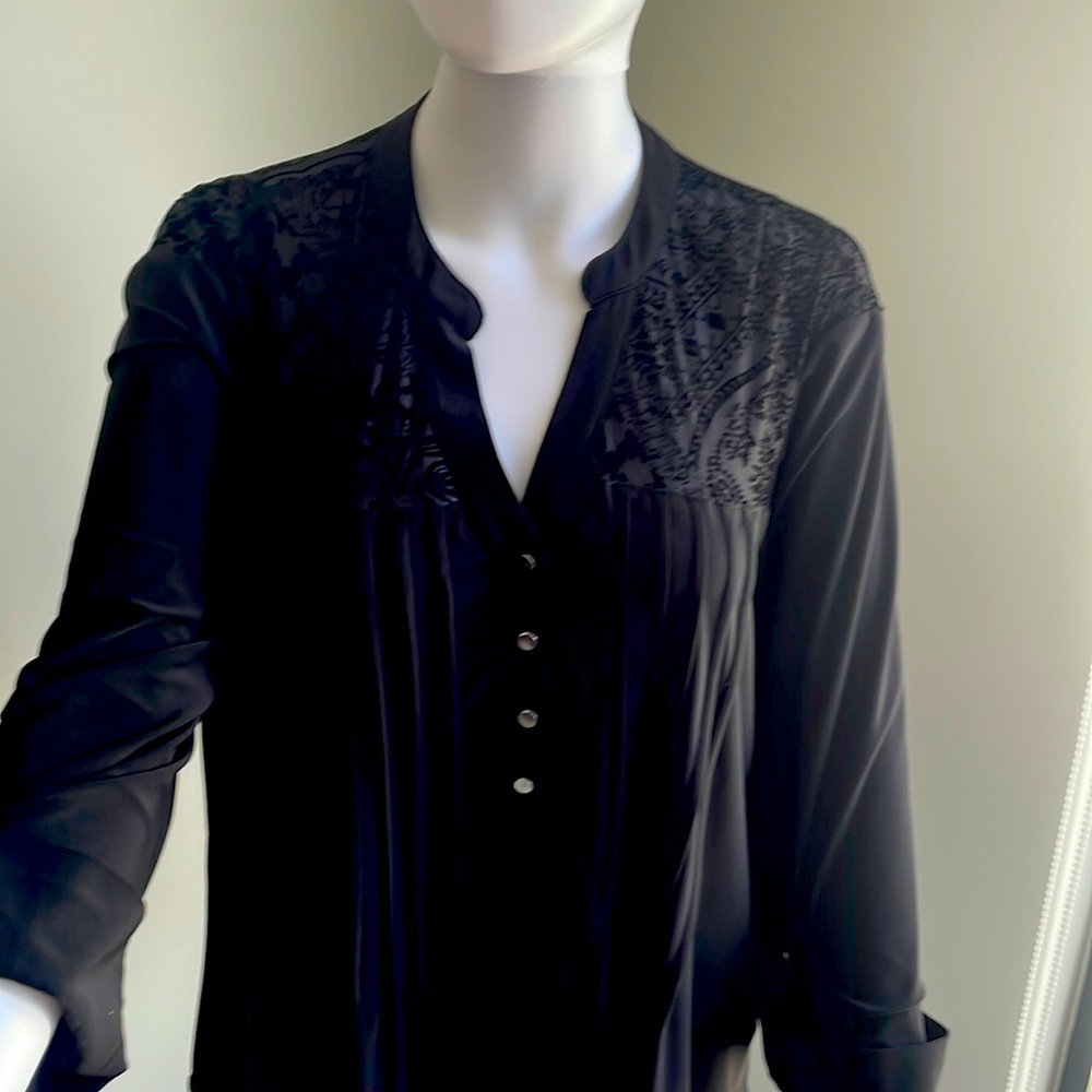 Black blouse jersey